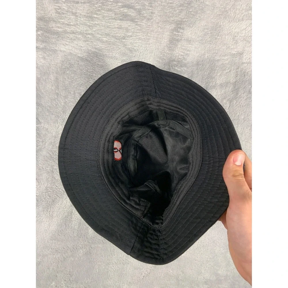 Bad Bunny Un Verano Sin Ti Heart Bucket Hat Black Embroidered Sun